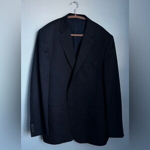 Mens Daniel Cremieux Classic Navy Single-Breasted Sport Coat SZ 48L